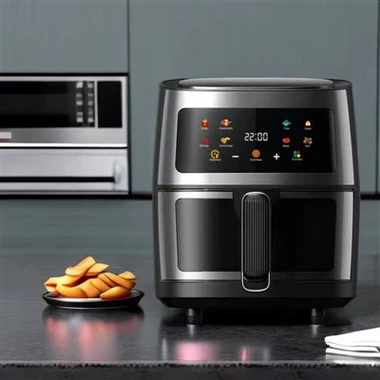 Freidora de aire de acero inoxidable